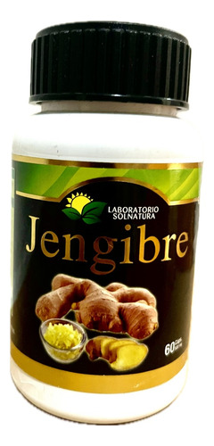 Jengibre 60 Cápsulas De 500mg 100% Natural