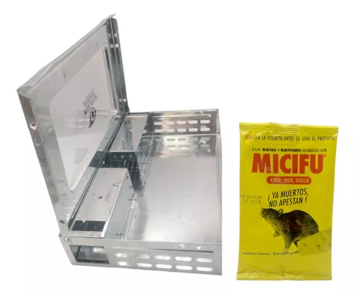 Trampa para ratones y ratas T-Rex y Mini-Rex de Bell Laboratories
