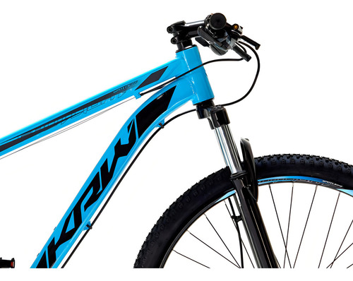 Bicicleta Aro 29 Krw Alumínio 27vel Hidráulico Com Trava S9 Cor Azul/preto