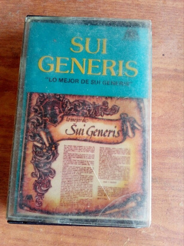 Antiguo Cassette Original Sui Generis Lo Mejor De Coleccion