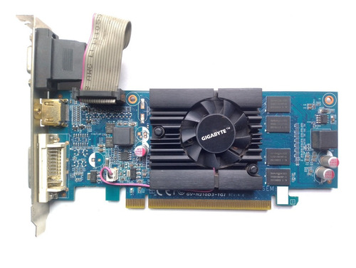 Tarjeta De Video 1gb Pci Express Ddr3 Gv-n210d3-1gi Gigabyte