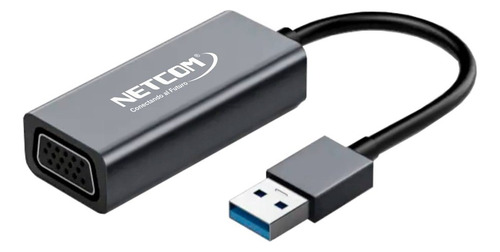 Adaptador Convertidor Usb 3.0 A Vga Full Hd 1080p Netcom