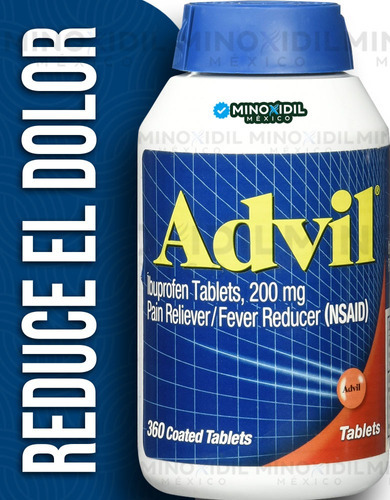 Advil Ibuprofeno 200mg AnaLGésico 360caps Sabor Sin Sabor