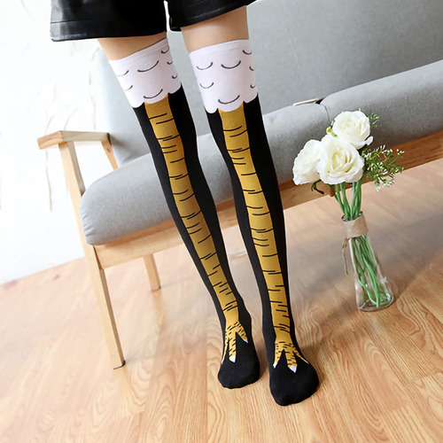Calcetines De Pata De Pollo De 25,6 Pulgadas, Calcetines De