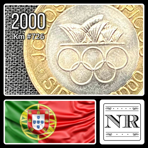 Imagen 1 de 4 de Portugal - 200 Escudos - Año 2000 - Km #726 - Jjoo Sydeney