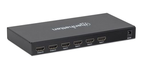Imagen 6 de 6 de Video Splitter Hdmi 1080p 4 Entradas 2 Salidas Manhattan