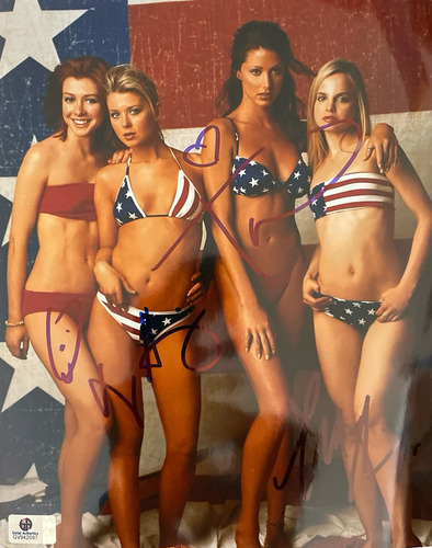 Autografo Tara Reid Mena Suvari Alyson Hannigan American Pie (Usado)