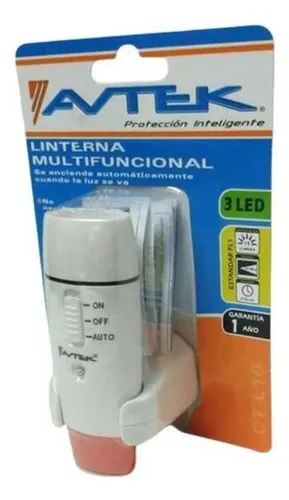 comprar Linterna Recargable 3 Led. Luz De Emergencia Pequeña