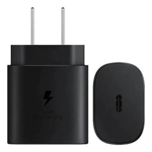 Cargador Rapido Para Samsung Solo Cabezal 45w Usb-c Negro