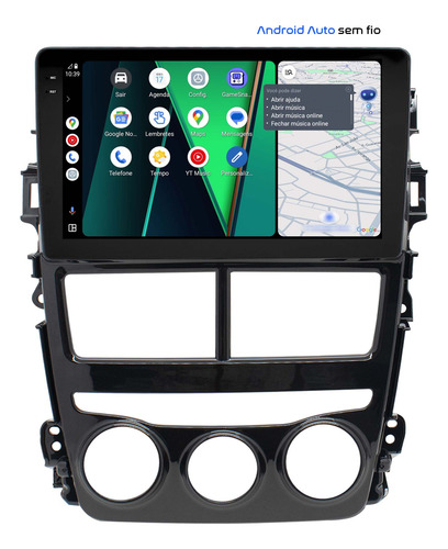 Multimidia Toyota Yaris 9p Android 14 2gb Octacore Voz 4g