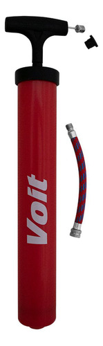 1 Bomba Para Inflar Balones 12 Pulgadas Con Accesorio, Voit. Rojo