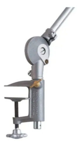Imagen 4 de 9 de Lampara Escritorio/tablero Con Morsa Aluminio 35 Cms Reducid