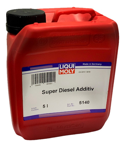 Limpia Inyectores Super Diesel Additiv 5 Litros