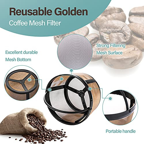Filtro De Café Reutilizable Prasacco, Filtros De Café Tipo C
