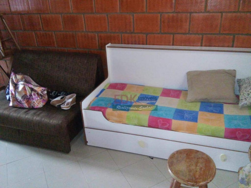 Imagem 2 de 7 de Flat Com 1 Dormitório À Venda, 40 M² Por R$ 190.000,00 - Tabatinga - Ubatuba/sp - Fl0011