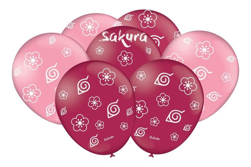 Balão Impresso Especial Sakura Festcolor 25und