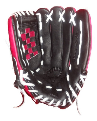 Manopla Béisbol Mod W135 Rosa/negro 13.5 PuLG Palomares  Fpx