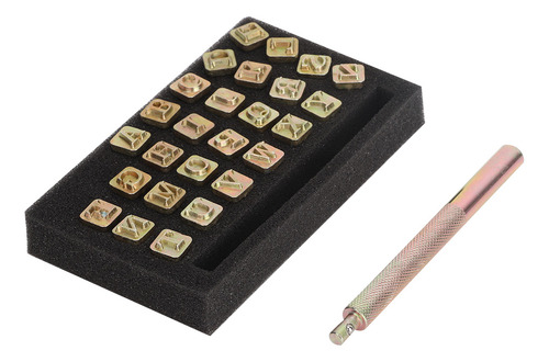 Alphabet Stamp Tools Ferramenta De Estampagem De Couro 6 Mm
