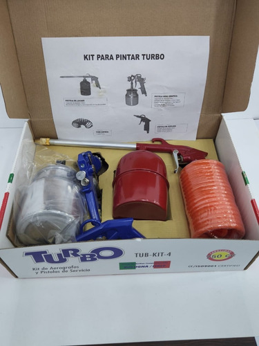 Kit De Aerografos Y Pistolas