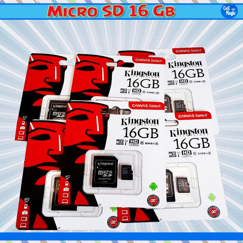 Memoria Micro Sd 16gb Clase 10 Kingston Orig   Los Olivos