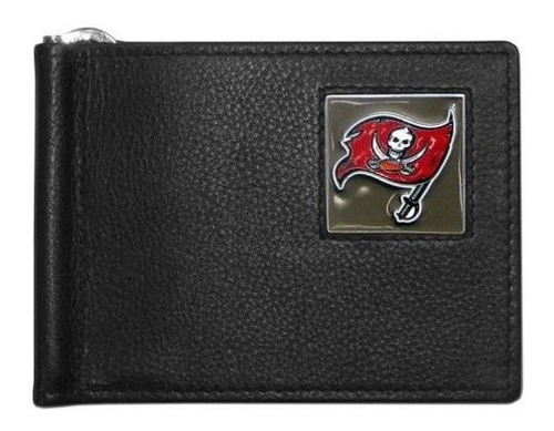 Cartera Con Clip De Cuero Nfl Bill Bay Buccaneers