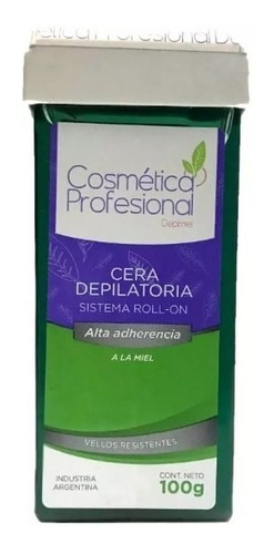 Cera Roll On Alta Adherencia Cosmetica Profesional 100grs