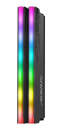 Imagem 3 de 5 de Mem Ddr4 16gb 3333mhz Gigabyte (2x8gb) Aorus Rgb Gp-ars16g33