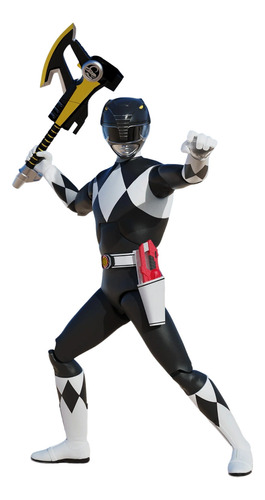Mighty Morphin Black Ranger Super 7