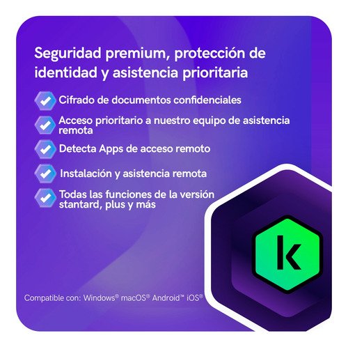 Antivirus Kaspersky Total Security 3 Pc 2 Años