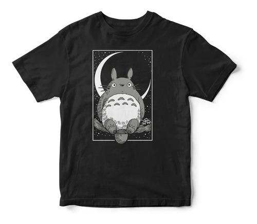 Playera Totoro En La Luna Mi Vecino Totoro Anime Manga A1984