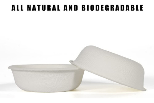 100 Vasos Biodegradables Para Comida De Gecko Crestado Plato