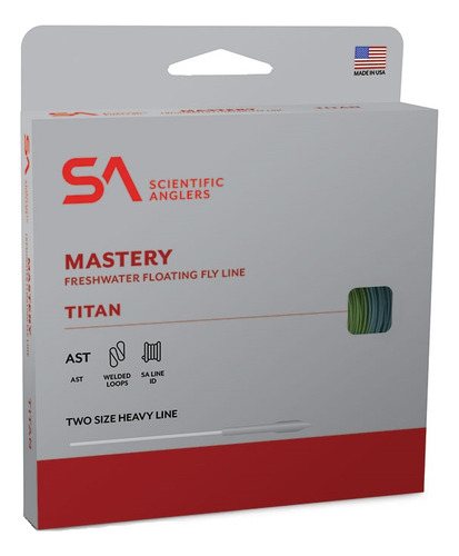 Línea Mosca - Fly Cast Scientific Anglers Mastery Titan Color Wf-6-f