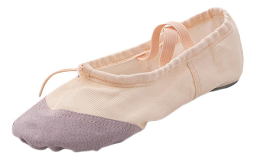 Zapatillas De Ballet Para Mujer, Suela Suave, Lona, Punta Ce