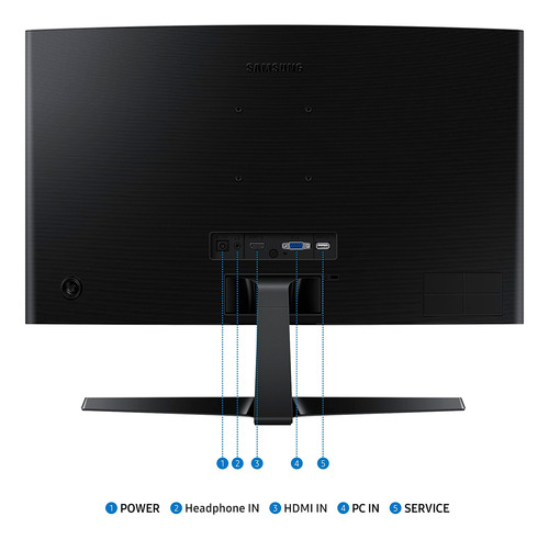 Monitor Curvo Samsung Essential S3 24in Fhd 100hz 4ms Vesa