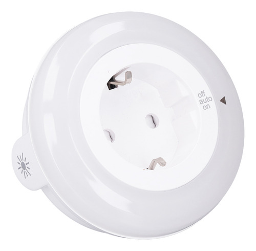 Convertidor Led Nocturno Regulable Con Enchufe Giratorio En