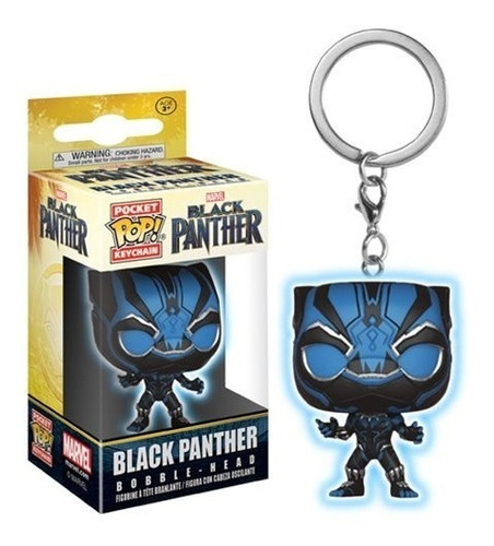 Imagen 3 de 4 de Llavero Key Chain Avengers I Black Panther