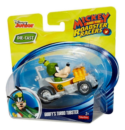 Veículo Carro Em Miniatura Carrinho Colecionável Die Cast Personagem Pateta - Coleção Turma Do Mickey Mouse Aventura Sobre Rodas Disney - Fisher Price Brinquedos