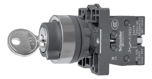 Chave Seletora 22mm 3 Posições Fixa 2na Xa2eg33 Schneider