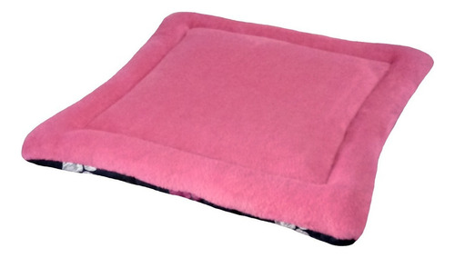 Colchonete Pet Porte Médio Colchão De Cachorro 60x80cm Cor Rosa