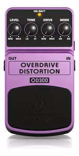 Pedal de efecto Behringer OverDrive/Distortion OD300 lila