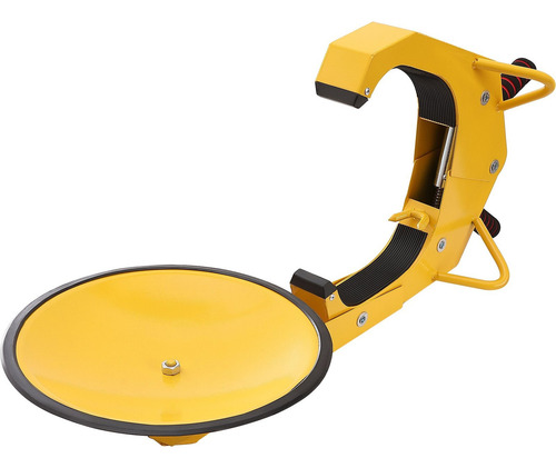 Candado Antirrobo Para Ruedas Auto Camión Remolque 275 Mm Color Amarillo