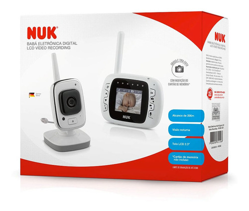 Babá Eletronica Video Nuk Digital Lcd Oferta