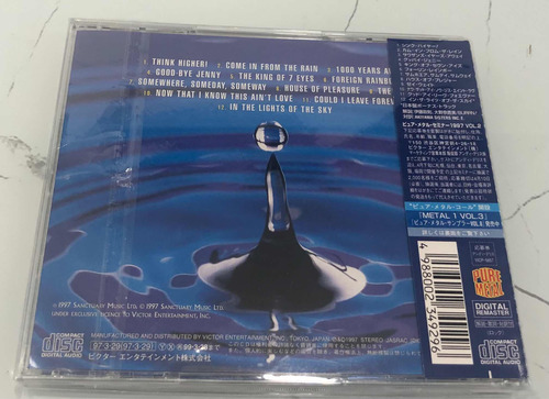 Andi Deris Come In From The Rain Cd Japones Obi Helloween