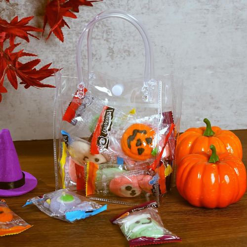 30 Bolsas De Regalo De Pvc Transparente De 15x7x20cm Con