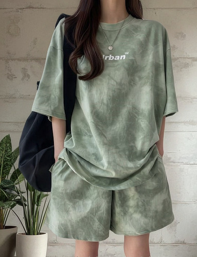 Para Conjunto De Top Y Pantalones Cortos Casuales De Verano