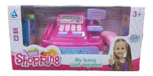 Caja Registradora Cash Register Rosa Playking