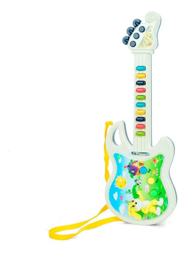 Guitarra Musical Conejo + Micrófono Luces Sonidos Didáctica