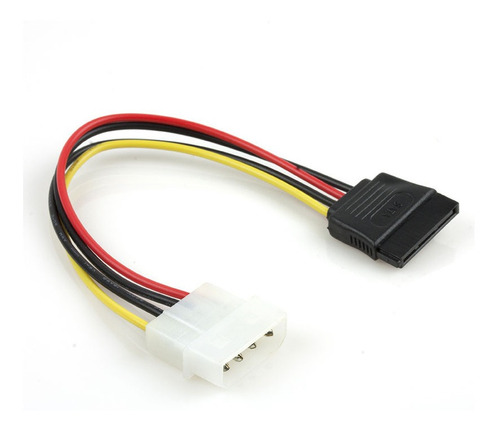 Cable De Poder Serial Ata Molex 15p/4p De 15cm Para Discos D