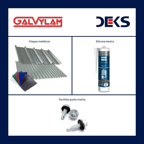 Imagen 10 de 10 de Pasa Techo Chapa Dektite Original # 4 Epdm