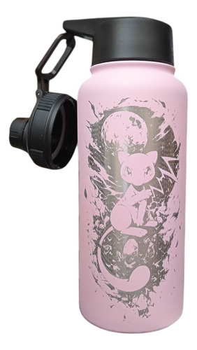 Botella Térmica Deportiva Acero Inoxidable 1lt Personalizada Pokemon